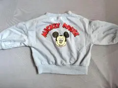ミッキーマウス 水色 トレーナー80cm