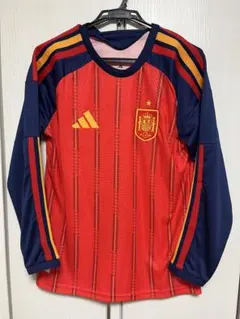 【長袖】⑤2026 スペイン代表 ホーム ユニフォームL 新品 ※注記あり