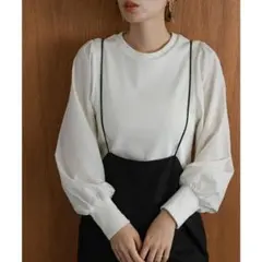 新品タグ付き　アーバンリサーチサニーレーベル　パフスリーブコンビプルオーバー