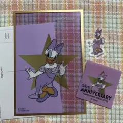 ★ディズニーストア★東京ディズニーリゾート店限定★デイジー★ポストカード★シール