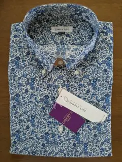 シンプルライフ LIBERTY FABRIC スモールフラワープリント長袖シャツのサムネイル