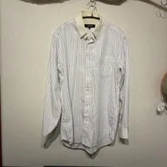 COMME CA ISM ストライプシャツ Lサイズ