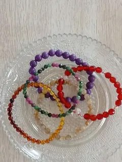 わ*ん様 天然石ビーズブレスレットセット