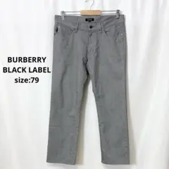 BURBERRY BLACK LABEL 状態良 薄手パンツ グレー バーバリーのサムネイル
