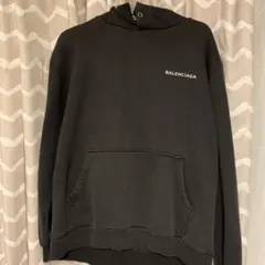 BALENCIAGA ロゴ プルオーバー パーカー ブラック　Sサイズのサムネイル