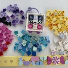 美品！LEGOドッツ　カラフルブロックキューブandブレスレット大量セット
