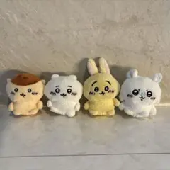 ちいかわ　お座りぬいぐるみ　うさぎ　モモンガ　くりまんじゅう 4つセット