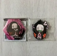 鬼滅の刃 ラバーマスコット・缶バッチ 竈門禰豆子