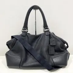 【美品/最高級】ジョルジオアルマーニ　ボストン　トートバッグ　3way シボ革