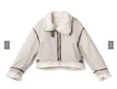 ショート丈ボアムートンジャケット［K9058b］　GRL