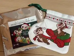 ディズニーストア　シークレット巾着　チップ　デール