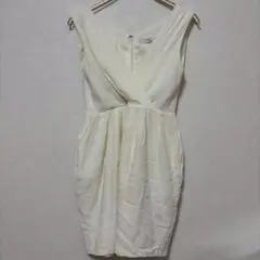 【マーキュリーデュオ】（F）ノースリーブミニワンピース カシュクール ドレス