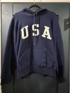 90s POLO SPORT フリースパーカー USA製 Ｍ