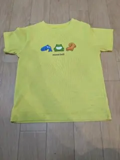 mont-bell　イエロー Tシャツ サイズ110 動物イラスト