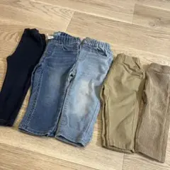 80-90cm GAP ユニクロ バースデー 西松屋　ズボンまとめ売り