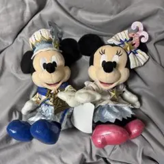 ディズニーシー 20周年 ミッキー ミニーのペアぬいぐるみ