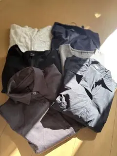 レディース長袖ビジネス　セット　まとめ売り　シャツ　カーディガン　M L