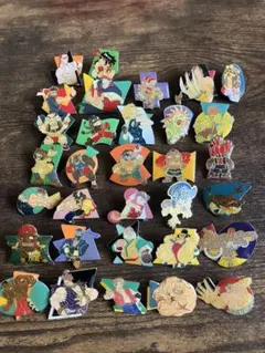 ストリートファイター等ピンバッジ 32個セット