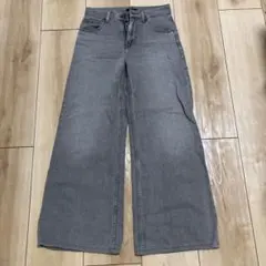UNIQLO JEANS ワイドストレートジーンズ デニムパンツ