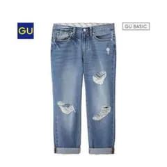 再値下げ！ gu 新品未使用 ボーイフレンドアンクルジーンズ