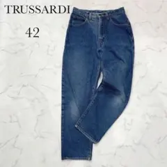 【トラサルディ】デニムパンツ ジーンズ 42 レディース ストレート ジーパンのサムネイル