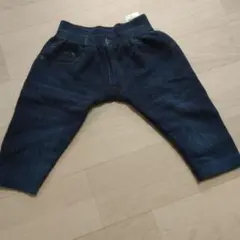 ダークブルー ボトムス サイズ80　デニム生地