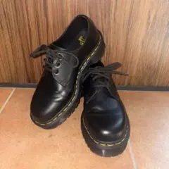 値下げ】Dr. Martens ブラック チャンキーヒール - メルカリ