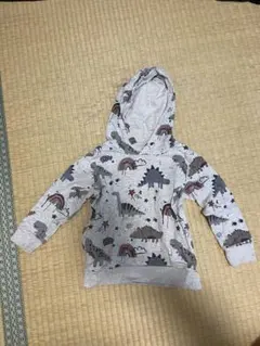 next 恐竜柄 フリースパーカー 82cm K11