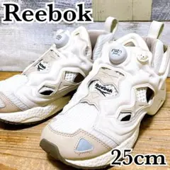 リーボック インスタポンプフューリー95 スニーカー ホワイト ベージュ