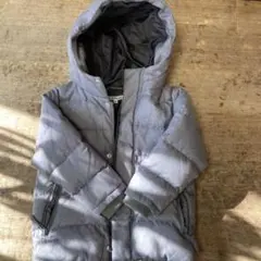 GLOBAL WORK グレー ダウンコート M