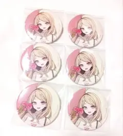 ダンガンロンパ 赤松楓 おそろいコーデ 赤倉先生 缶バッジ セット