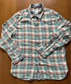 GAP Gap ギャップ　チェックシャツ　ネルシャツ　長袖シャツ　メンズ　L