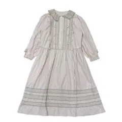 キィヤ　（F）　ワンピース 長袖 ロング 花柄 レース レトロ　ロマンティック