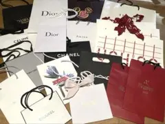 紙袋セット　まとめ売り ハイブランド中心　ディズニー　コスメ　ファッション