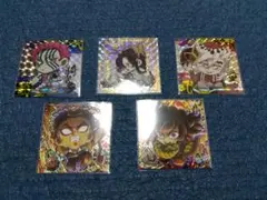 【開封済·バラ売り不可】鬼滅の刃 シールウエハース13弾　5枚セット