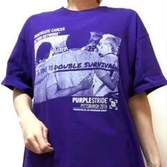 ギルダン ウェイジホープ Tシャツ L古着 WAGE パープル紫色 HOPE
