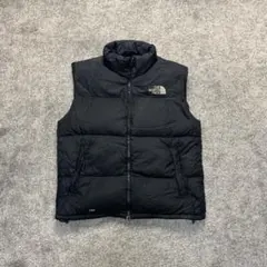 XL ノースフェイス ヌプシベスト 黒 700フィル ブラック ベスト 古着