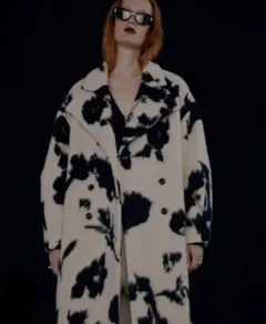 【未使用級】Ameri UND SHADOW FLOWER WOOL COAT Ameri（アメリ）の「UND SHADOW FLOWER WOOL COAT（チェスターコート