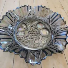 【値下げ】フルーツパターン　ガラスボウル