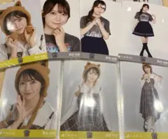 乃木坂46 黒見明香生写真 39thアンダーライブブラウンコーデコンプ　Tシャツ
