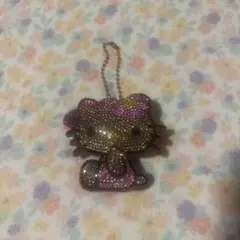 Hello Kitty ラインストーン 열쇠 고리