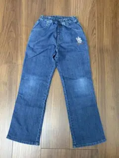 【美品】子供用ジーンズ　ティンカーベル130サイズ