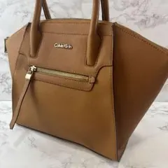 ほぼ未使用品 Calvin Klein カルバンクライン PUレザートートバッグのサムネイル