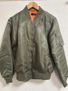 ZIP FIVE MA-1 フライトジャケット カーキ オレンジ M ブルゾンのサムネイル