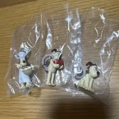 ウォレスとグルミット めじるしアクセサリー ガチャガチャ 3点
