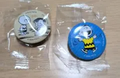 くら寿司 PEANUTS 缶バッジ 2種セットのサムネイル