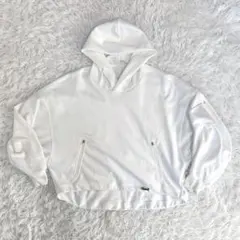 UJOH DANSKIN パーカー ホワイト ボリュームスリーブフーディー