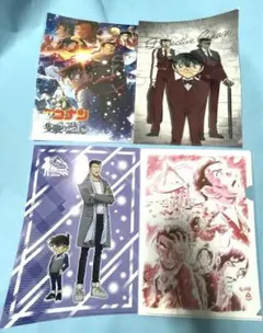 クリアファイル　4枚『名探偵コナン 隻眼の残像（フラッシュバック）』　長野県警