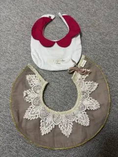 kate spade レース付きスタイ 2点セット　マールマール　スタイ