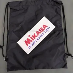 MIKASA 巾着型 ナップサック ブラックのサムネイル